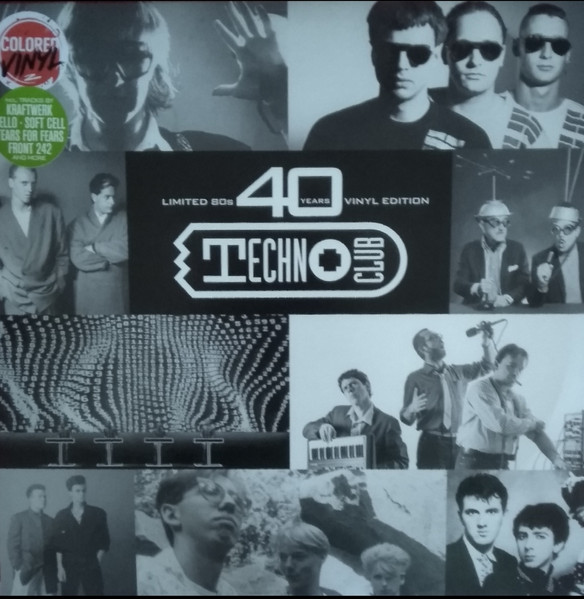 Various — 40 Years Techno Club – The 80s (Vinyl Edition) cover