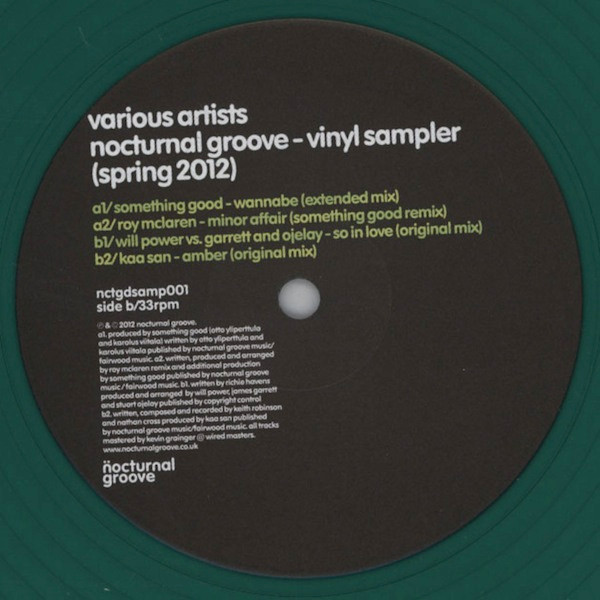 Various — Nocturnal Groove: Vinyl Sampler (Spring 2012) cover