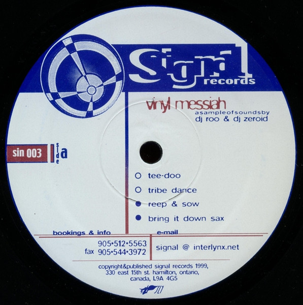 DJ Roo And DJ Zeroid — Vinyl Messiah cover