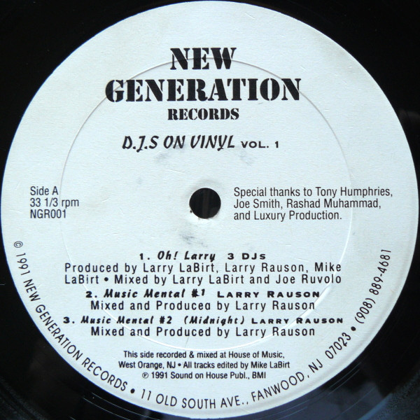 Various — D.J.s On Vinyl Vol. 1 cover