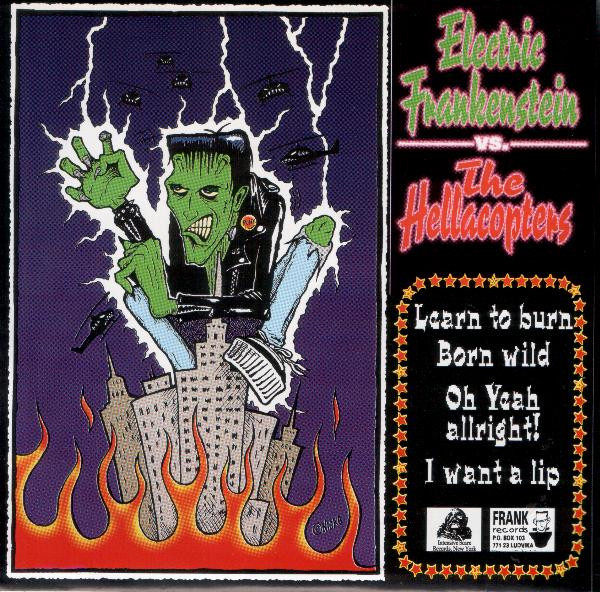 Electric Frankenstein / Hellacopters, The — Electric Frankenstein Vs. The Hellacopters cover