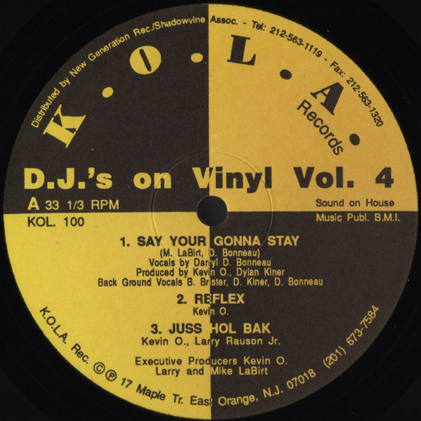 Various — D.J.'s On Vinyl Vol. 4 cover