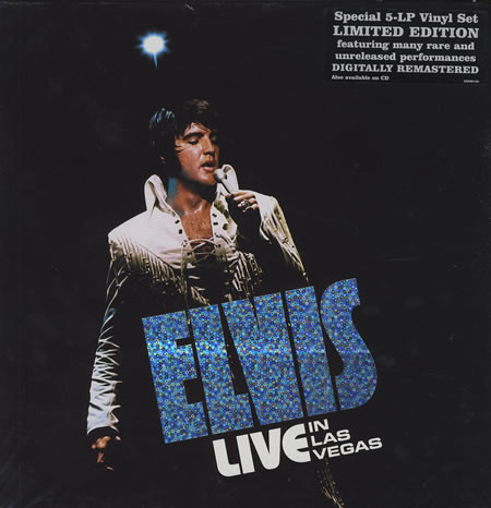 Elvis Presley — Live In Las Vegas cover