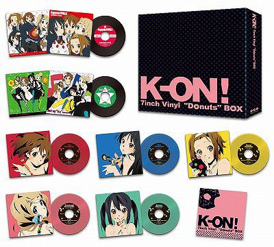 Ho-kago Tea Time — K-On! 7inch Vinyl "Donuts" Box cover