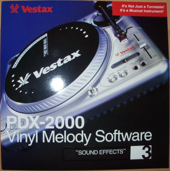 Unknown Artist — PDX-2000 Vinyl Melody Software 3 (Sound Effects) cover
