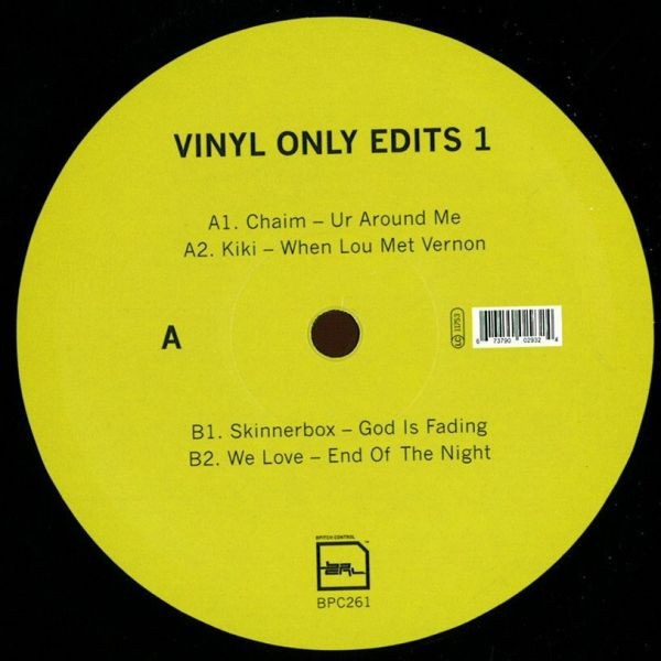Various — Vinyl Only Edits 1 cover