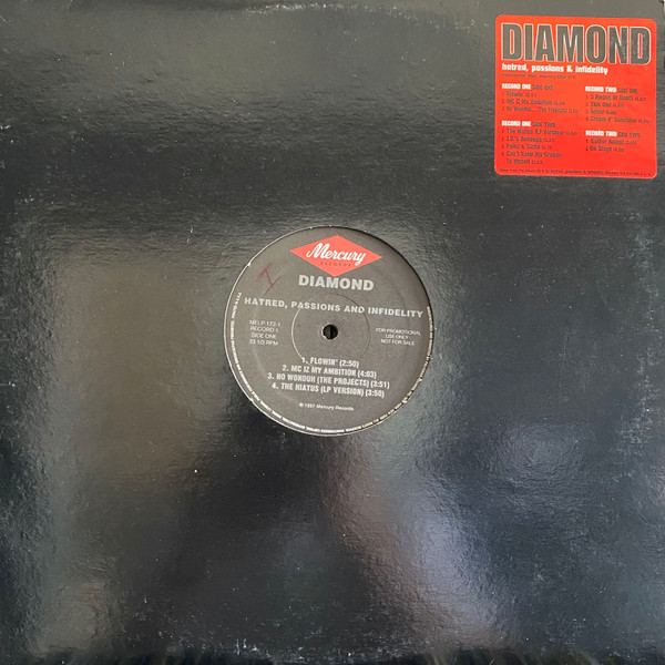Diamond D — Hatred, Passions And Infidelity (Instrumental Vinyl) cover