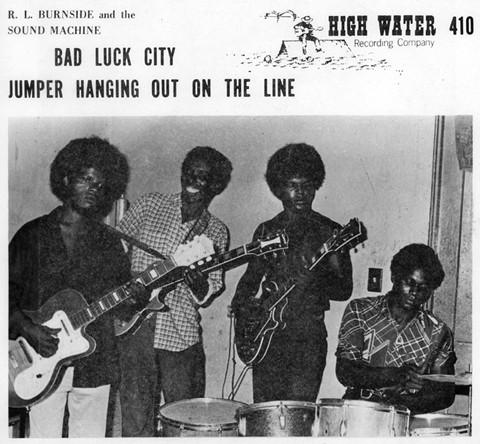 R.L. Burnside & The Sound Machine — Bad Luck City cover