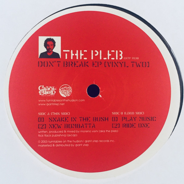 Pleb, The — Don't Break EP  [Vinyl Two] cover