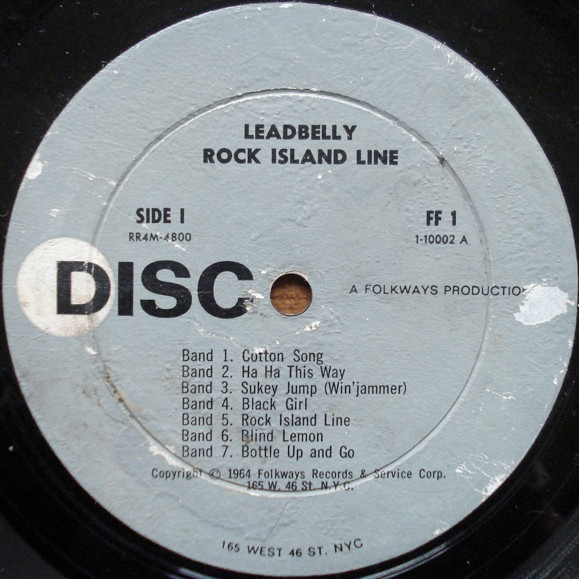 Leadbelly — Rock Island Line cover
