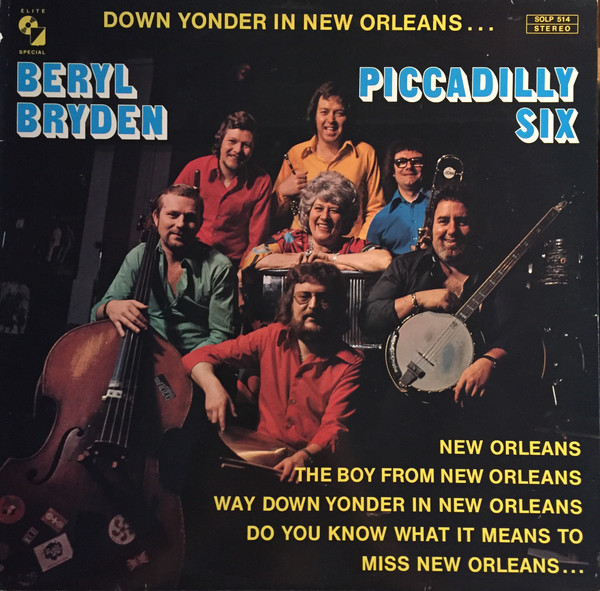 Beryl Bryden And Piccadilly Six — Down Yonder In New Orleans cover