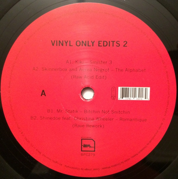 Various — Vinyl Only Edits 2 cover
