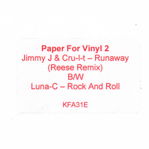 Jimmy J & Cru-L-T / Luna-C — Paper For Vinyl 2 cover