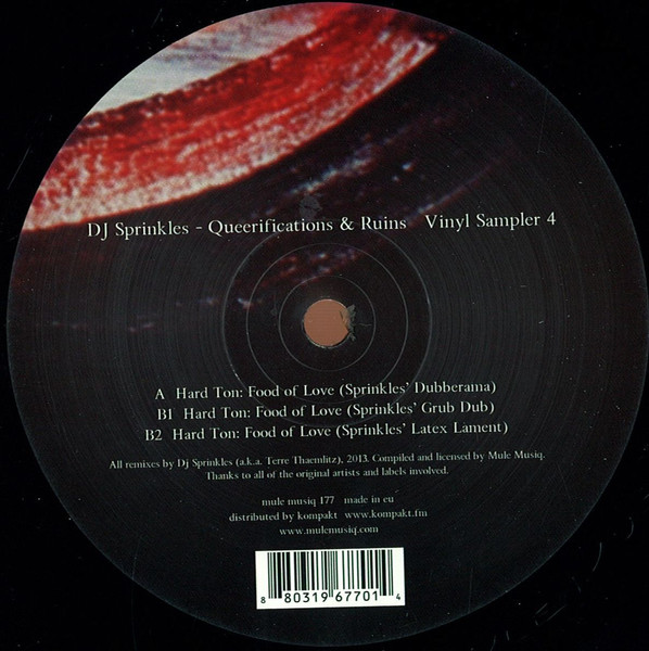 DJ Sprinkles — Queerifications & Ruins Vinyl Sampler 4 cover