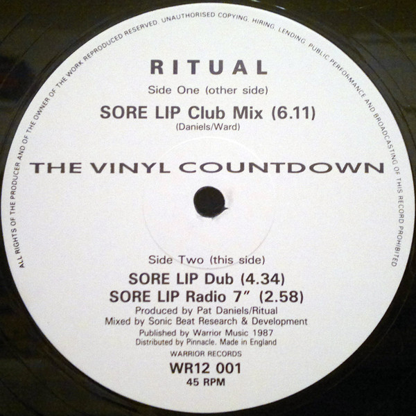 Ritual (5) — The Vinyl Countdown cover