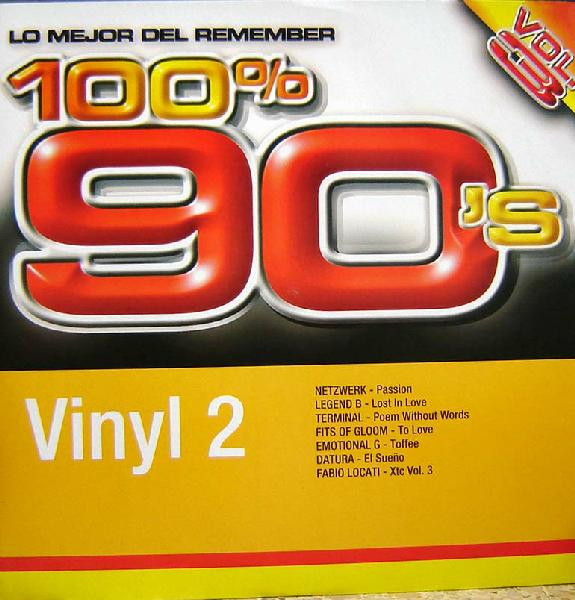 Various — 100% 90's Vol. 3 (Vinyl 2) cover
