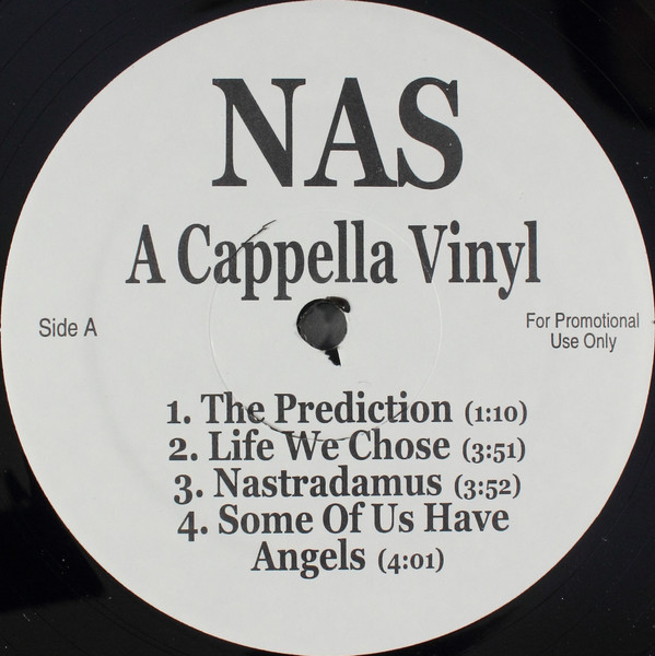 Nas — Nastradamus (A Cappella Vinyl) cover