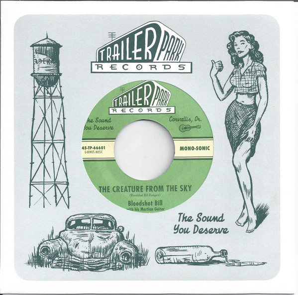 Mack Stevens With Ed Gein String Band, The / Bloodshot Bill — The Vinyl Wastelands / The Creature From The Sky cover