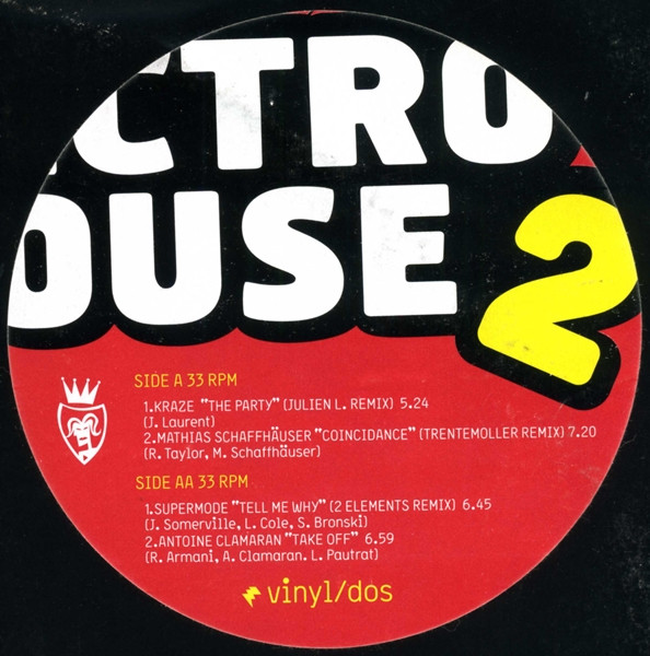 Various — Electro House 2 (Vinyl/Dos) cover