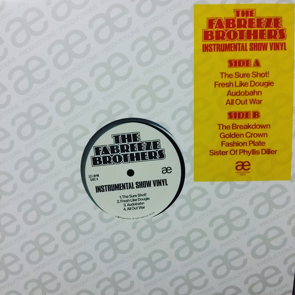 Fabreeze Brothers, The — Instrumental Show Vinyl cover