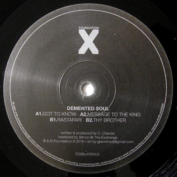 Demented Soul — Rastafari E.P. cover