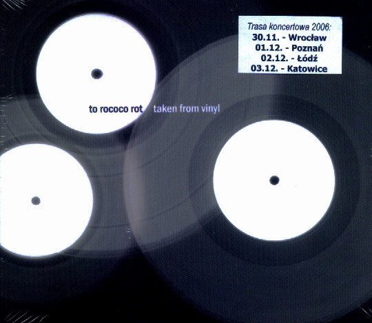 To Rococo Rot — Taken From Vinyl cover